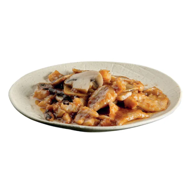 Ternera Con Bambú y Setas