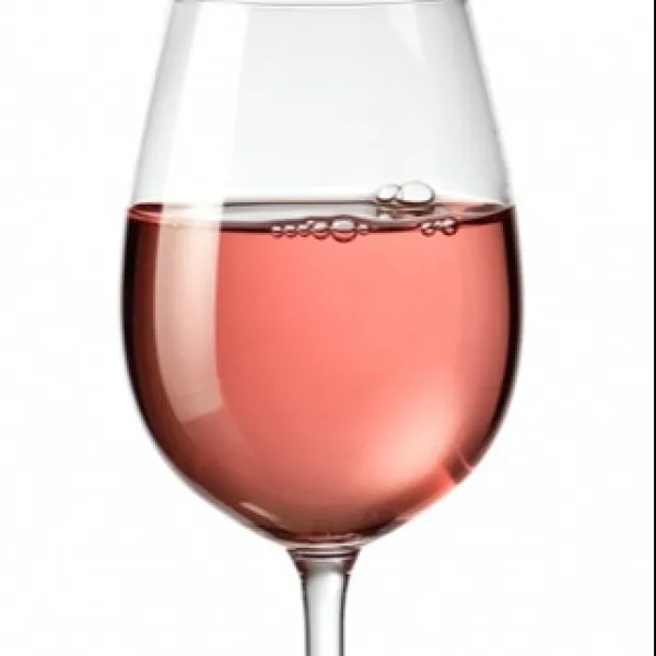 Copa  de vino rosado