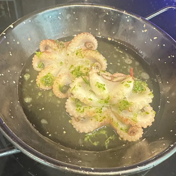 Pulpito a la plancha