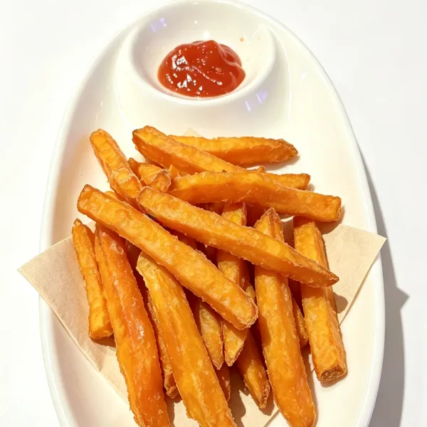 Batatas dulce frito